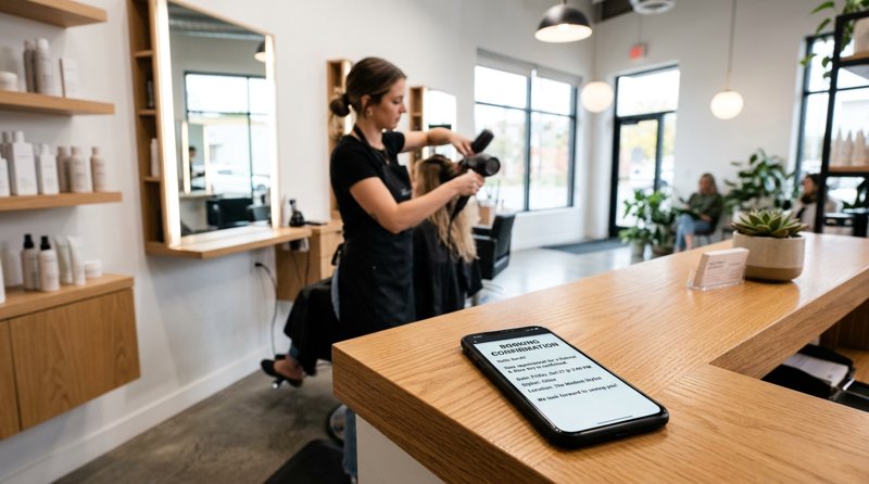 Hair Salon Booking Confirmation SMS: The Complete Guide
