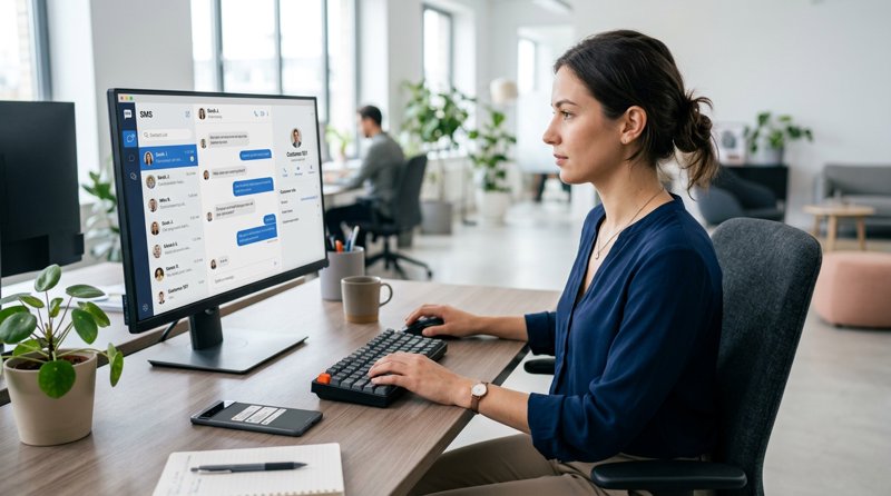 Manage Client SMS Conversations from Computer with MySMSGate