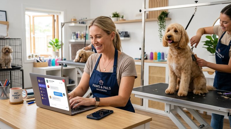Pet Grooming Salon Automation: SMS Reminders & Surveys