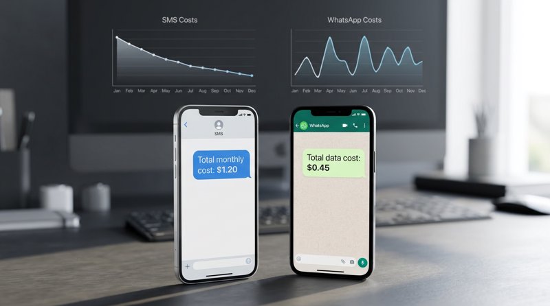 SMS vs. WhatsApp Business: A Cost Comparison for 2026