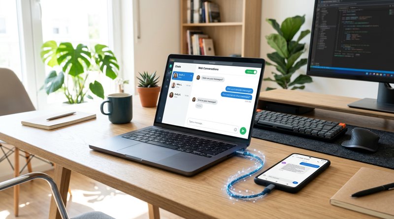 Text Clients from Desktop Using Your Phone (MySMSGate)